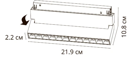 A4668PL-1WH СВЕТИЛЬНИК ПОТОЛОЧНЫЙ LINEA 48В 12Вт 1100Лм 4000К 90+ 24°